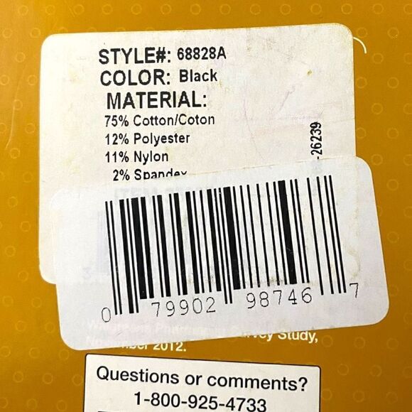 Walgreens Womens Black Diabetic Socks fits Shoes sizes 6-10 Lot of 2 New - Picture 4 of 4